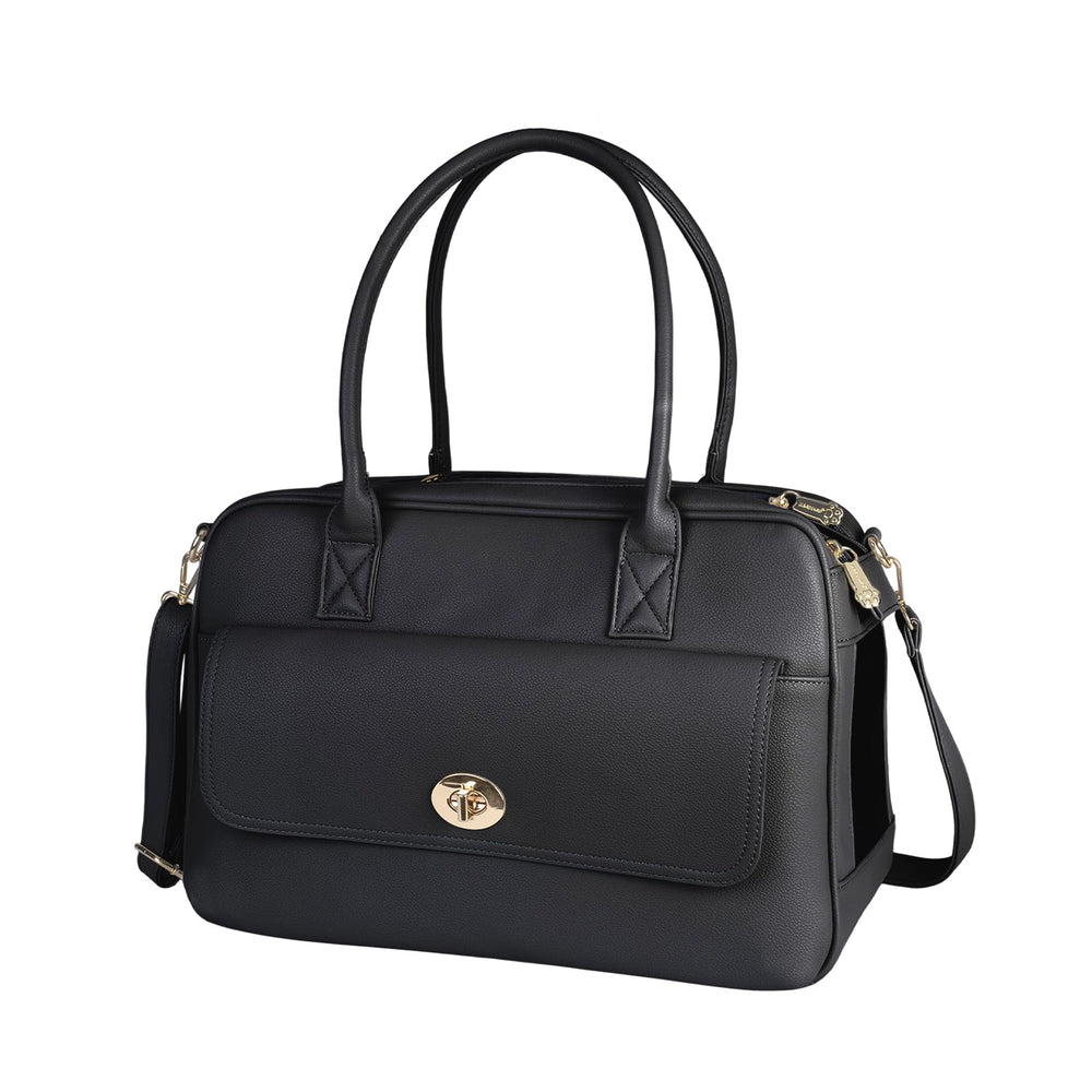 Minsong pet carrier purse black for versatile dog and cat travel.