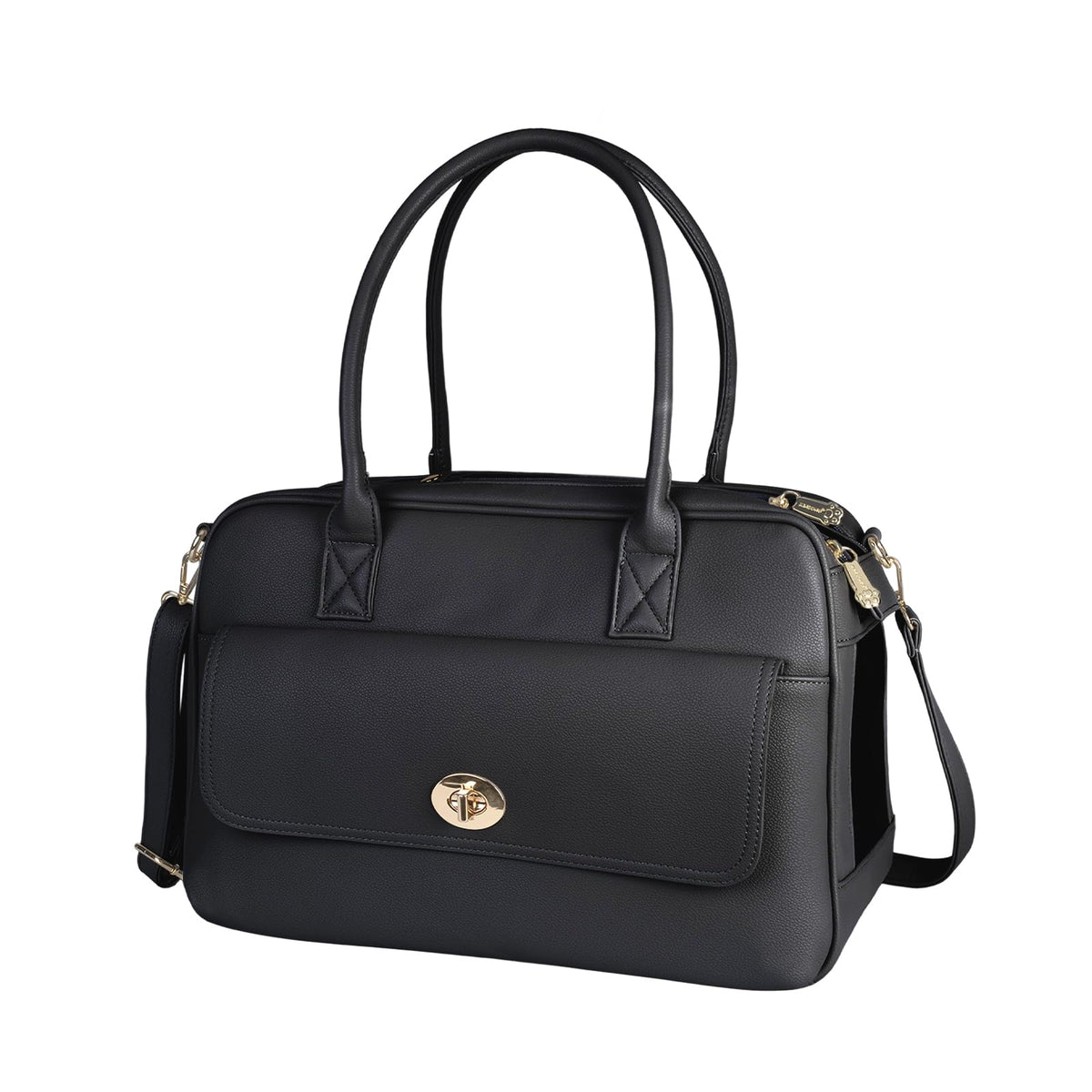 Minsong pet carrier purse black for versatile dog and cat travel.