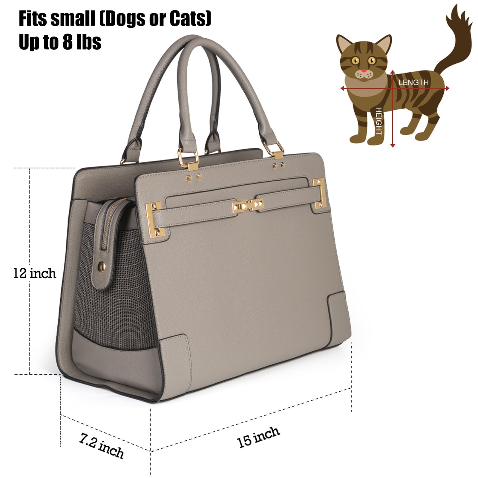Minsong stylish pet carrier purse interior padding for comfortable travel