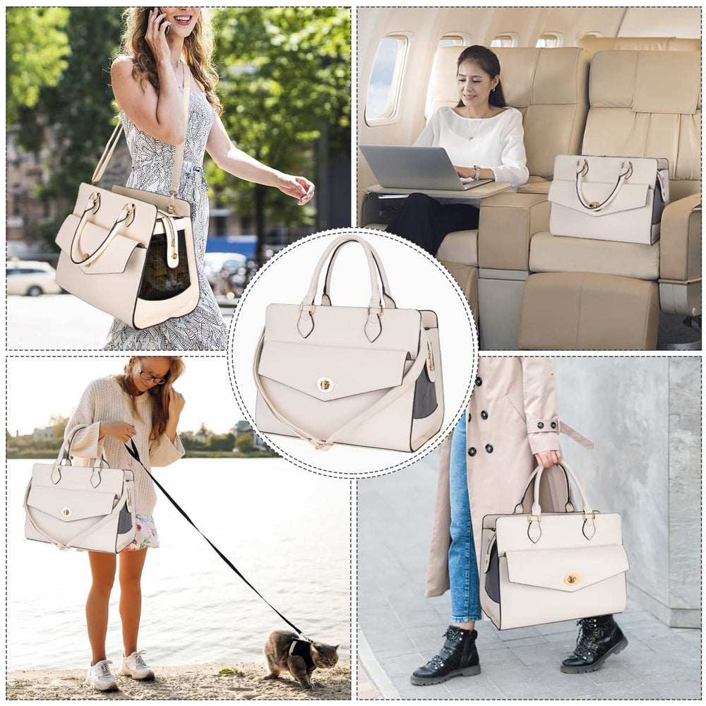 Minsong TSA airline-approved travel carrier for small dogs and cats.