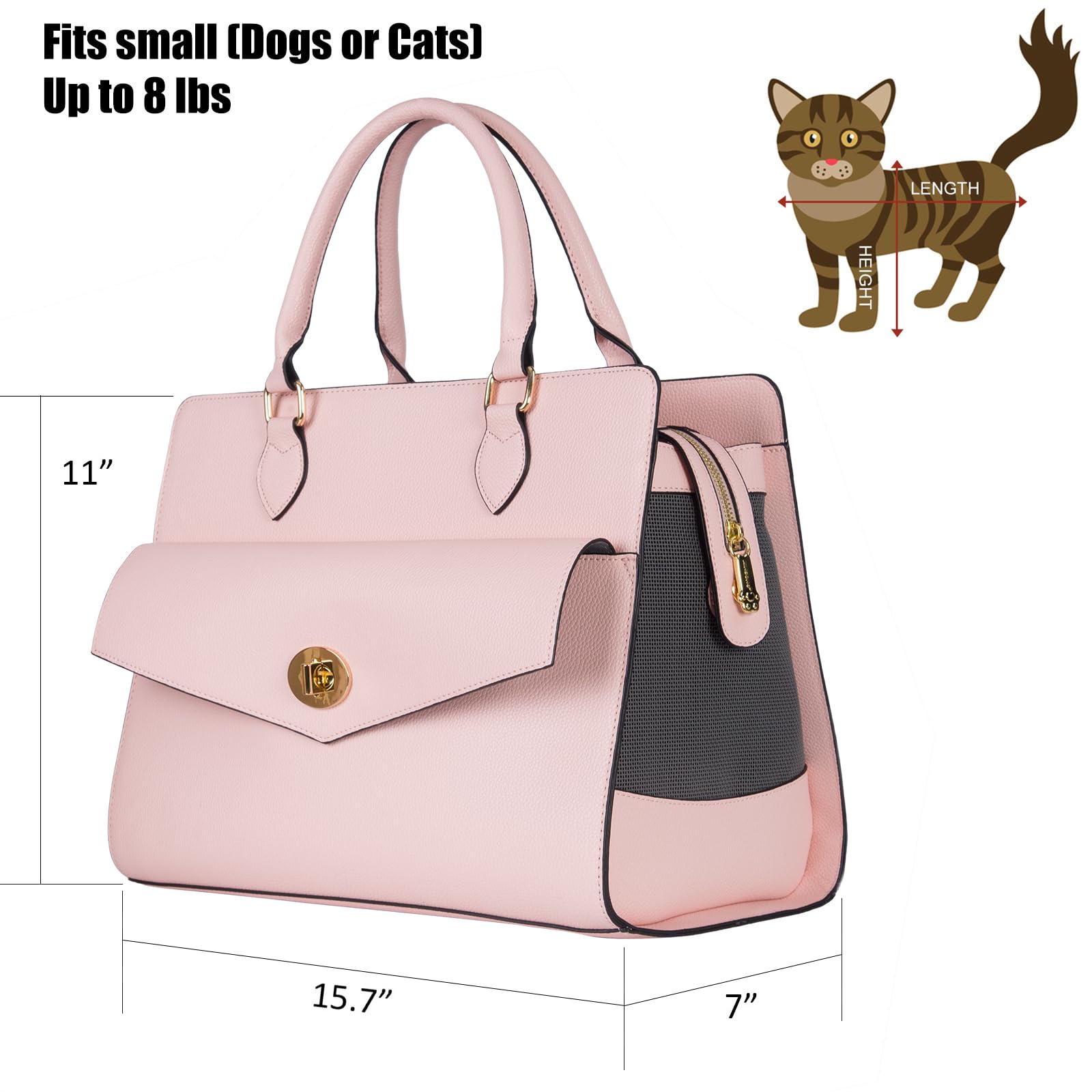 Minsong ventilated pet carrier with mesh sides ensuring fresh airflow during travels.
