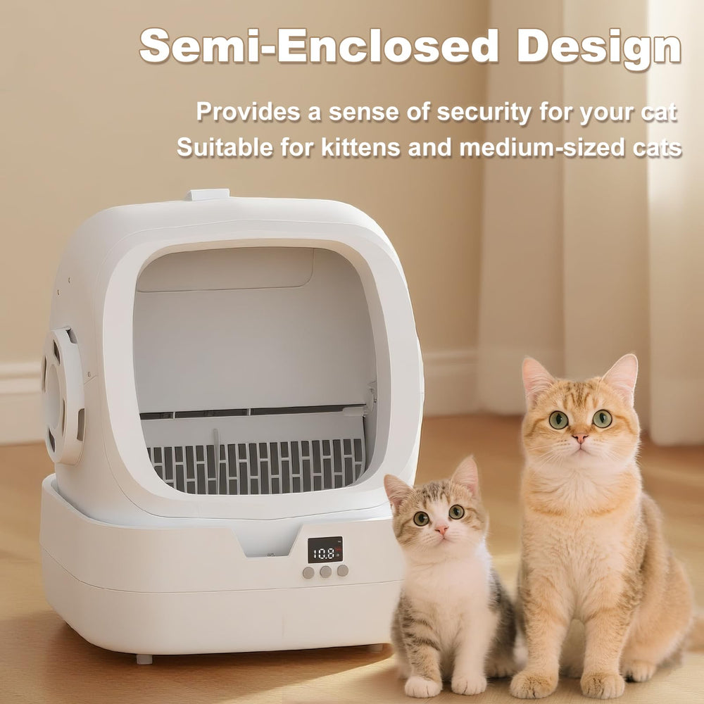 Mintakawa litter box drum removal enables fast water-wash cleaning.