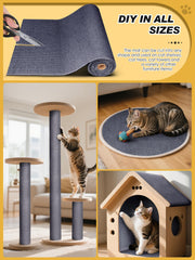 Minyii durable scratch-resistant material preserves furniture while satisfying cat claws