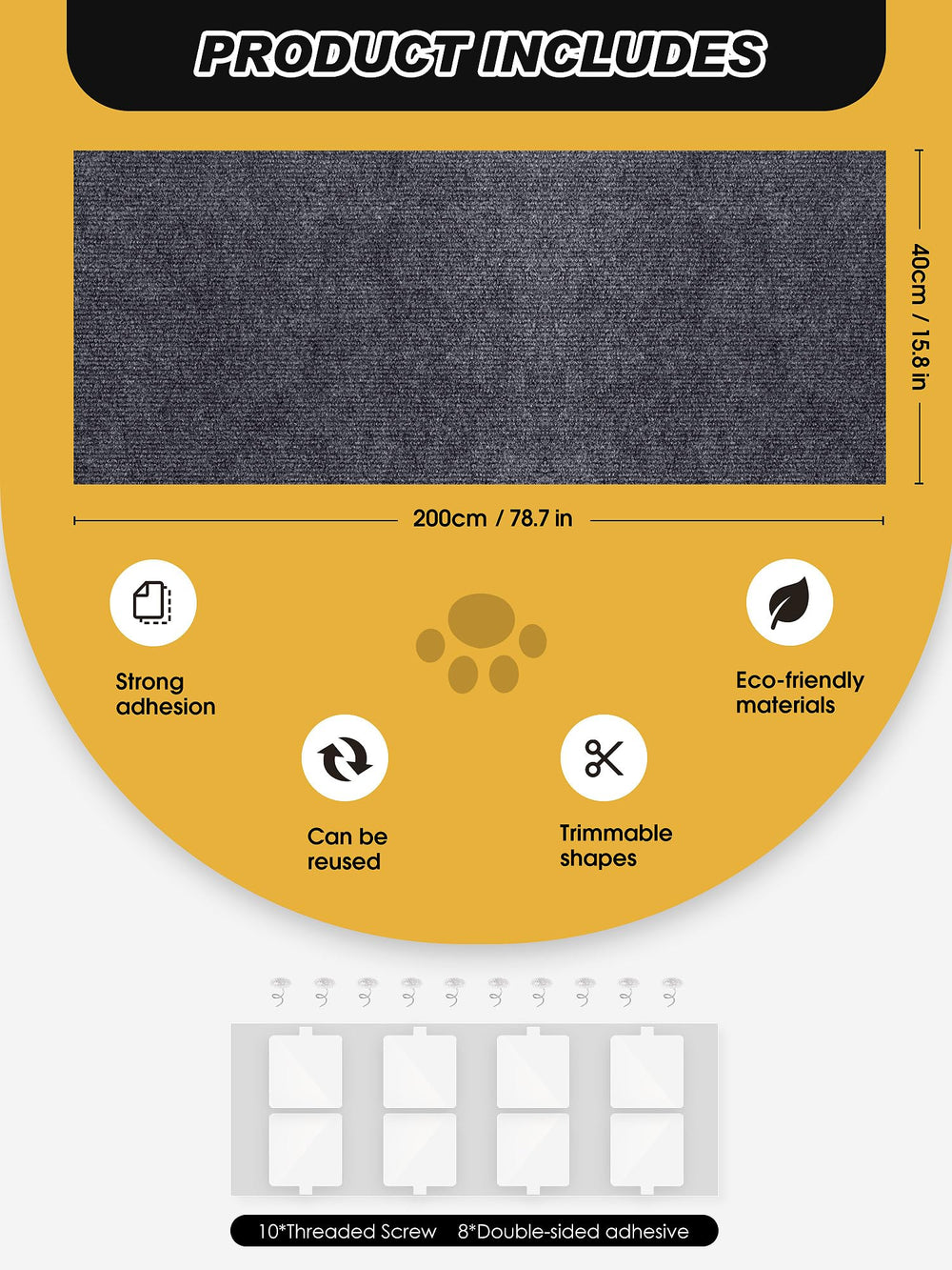 Minyii TLNNK durable, easy-to-clean surface supports cat play and rest.