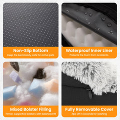 Miorun fluffy-bed-boucle-fabric-durability blends with home décor and resists wear