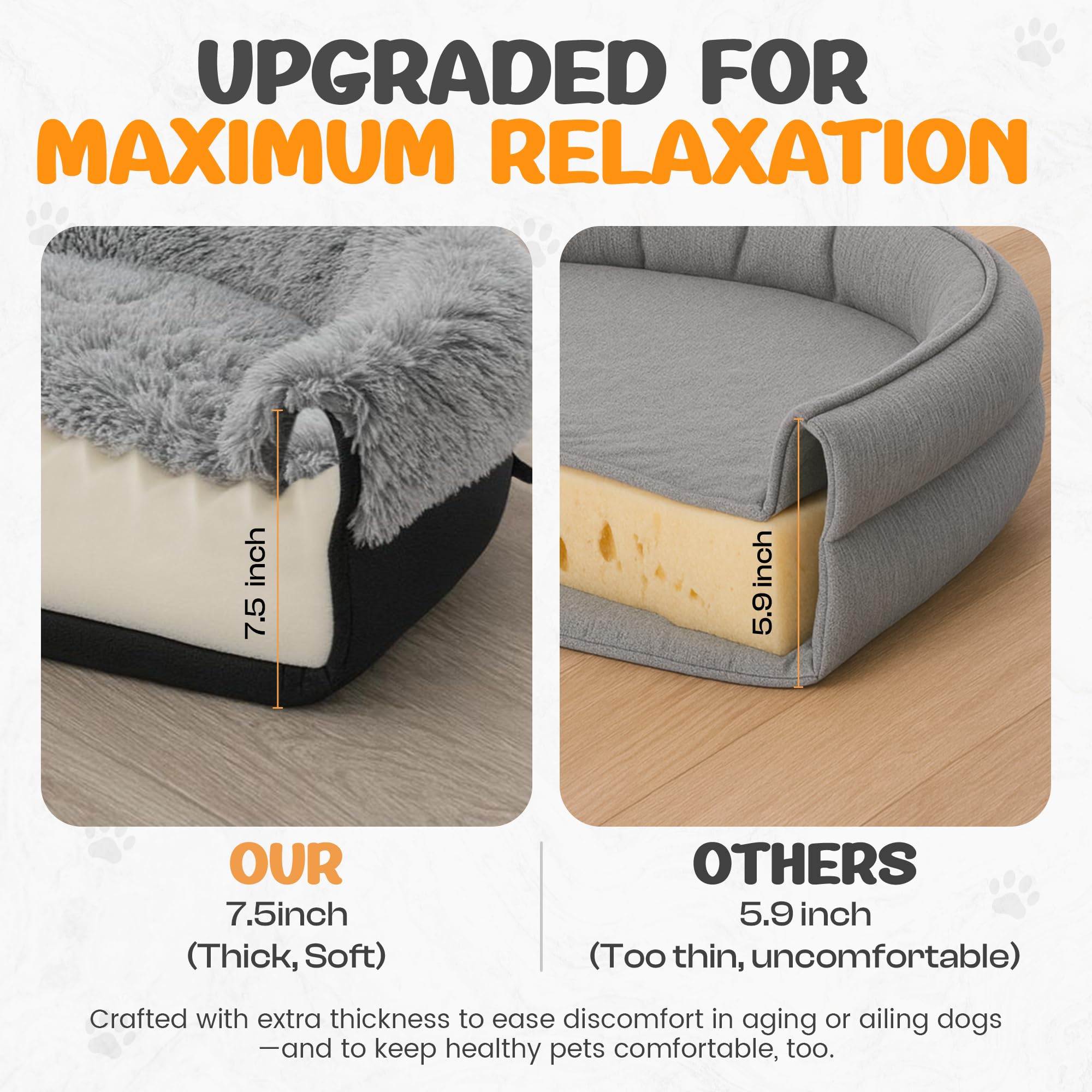 Miorun fluffy-bed-waterproof-inner-liner protects foam from spills and accidents