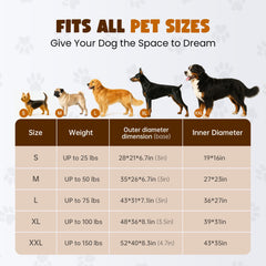 Miorun XXL dog bed low-entry design for easy hopping