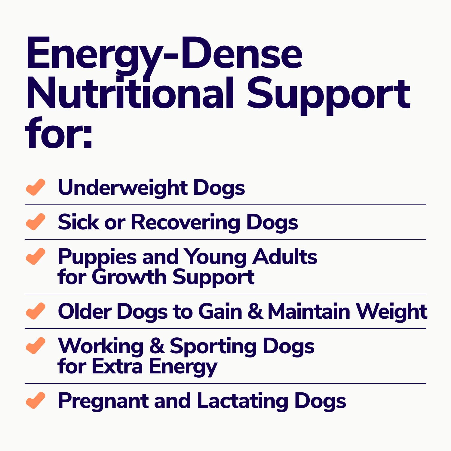 Miracle Vet dog weight gainer chews puppy serving highlights growth and energy