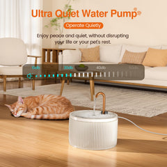 MISFANS copper water spout detail emphasizes taste and residue reduction benefits