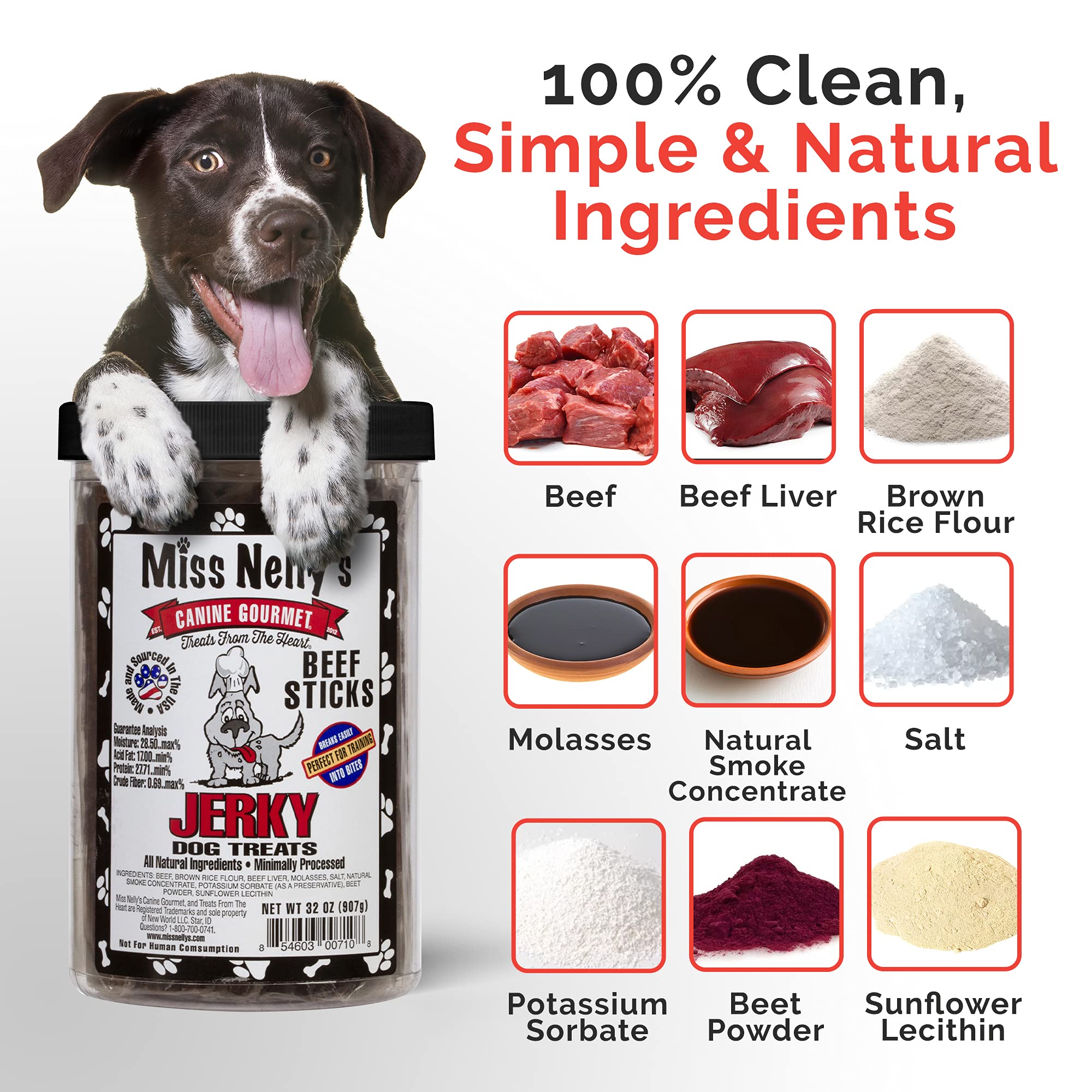 Miss Nelly's training snacks illustrating bite-sized rewards for focused sessions.