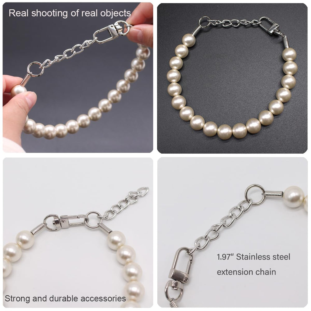 MISS PET wedding-ready pearl collar on dog captures celebratory vibe