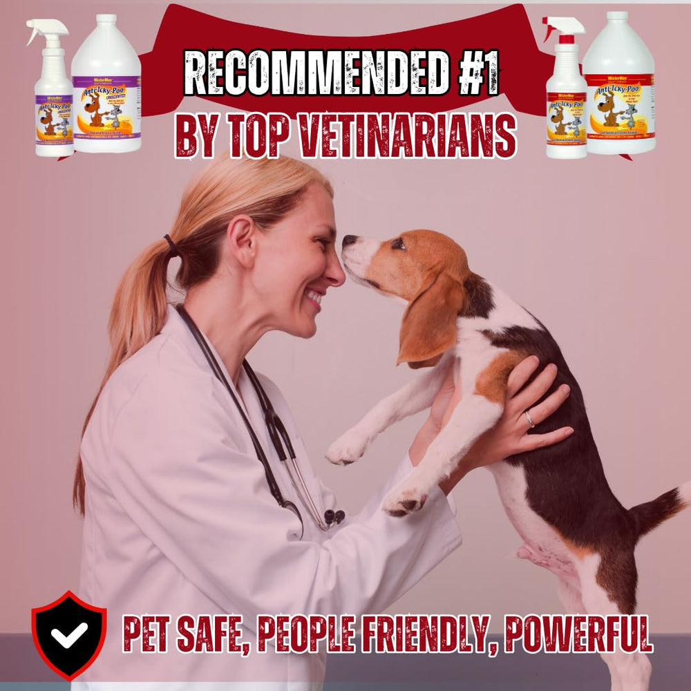 Mister Max Anti Icky Poo enzyme-action demonstrates odor breakdown