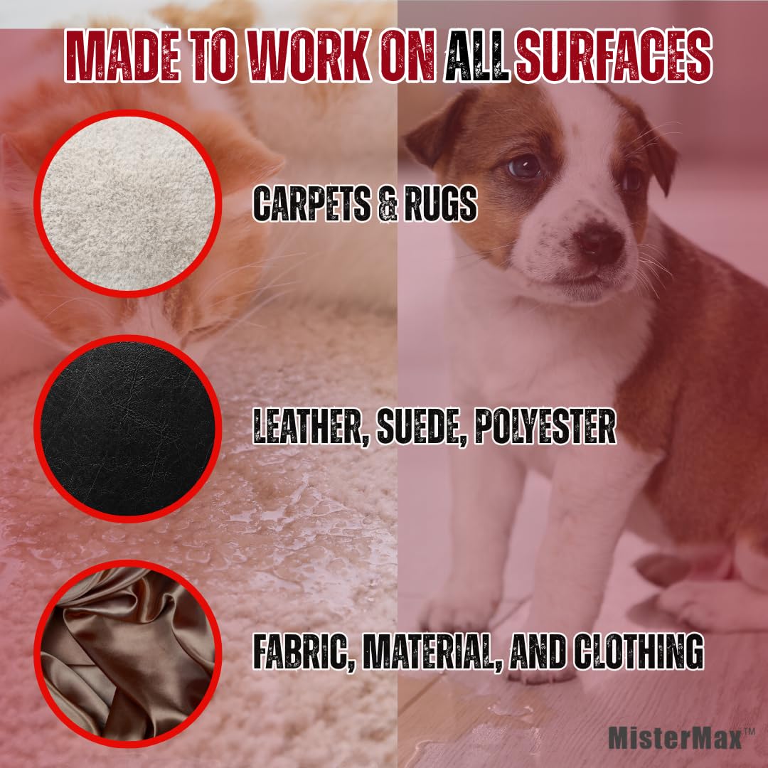 Mister Max Anti Icky Poo upholstery-spray targets odors on fabric surfaces