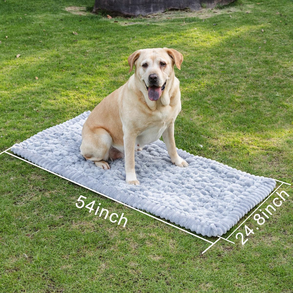 Mitid dog bed mat is machine washable for easy care.