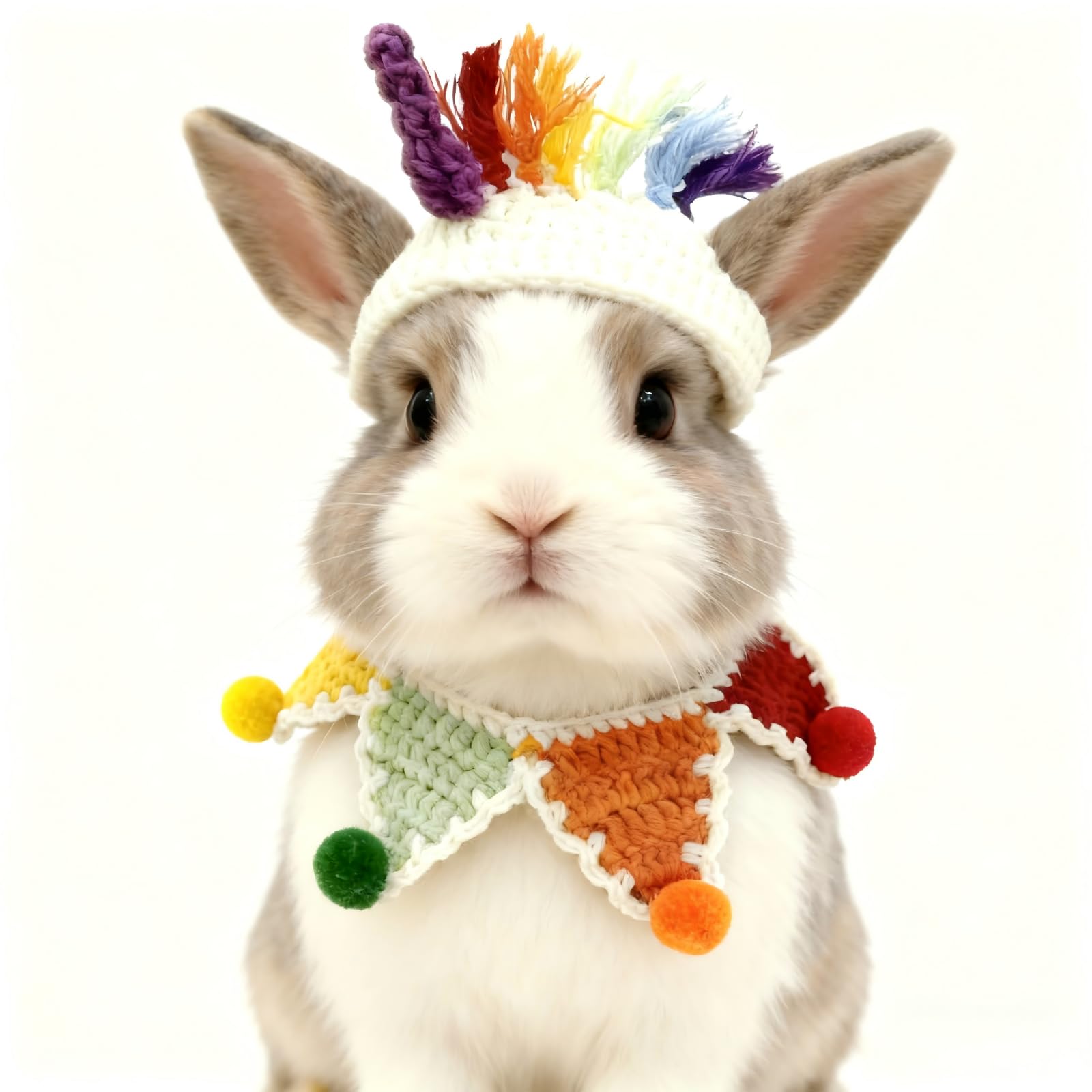 MITOCAPY small pets clothes—cozy knitwear for rabbits and other small companions.