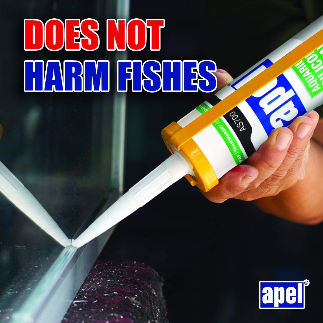 Mitreapel aquarium sealant full cure in 24 hours for a durable seal