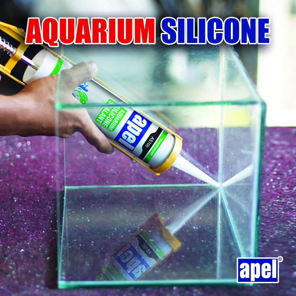 Mitreapel aquarium sealant strong bond flexible keeps decorations in place