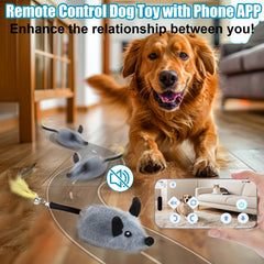 Mity Rain dog mouse toy squeak shown to attract dogs