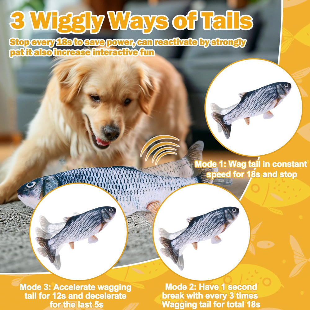 Mity Rain interactive dog toy with wobbling tail for mental stimulation during playtime