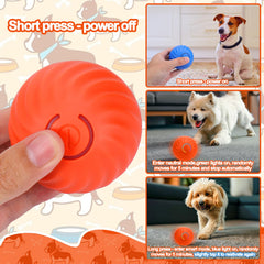 Mity Rain rechargeable orange ball stays ready for longer sessions.