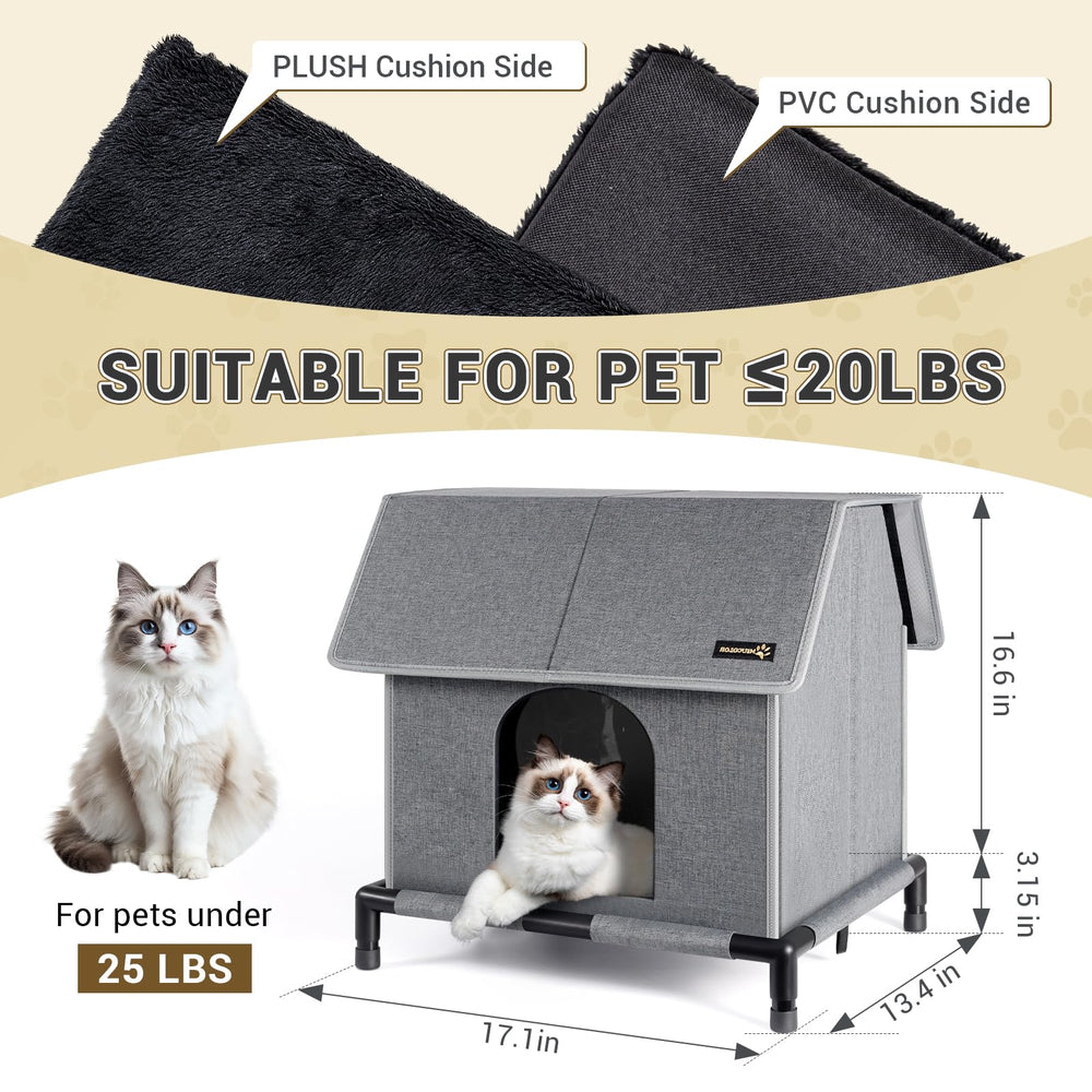 MIU COLOR cat house double-sided cushion for seasonal comfort