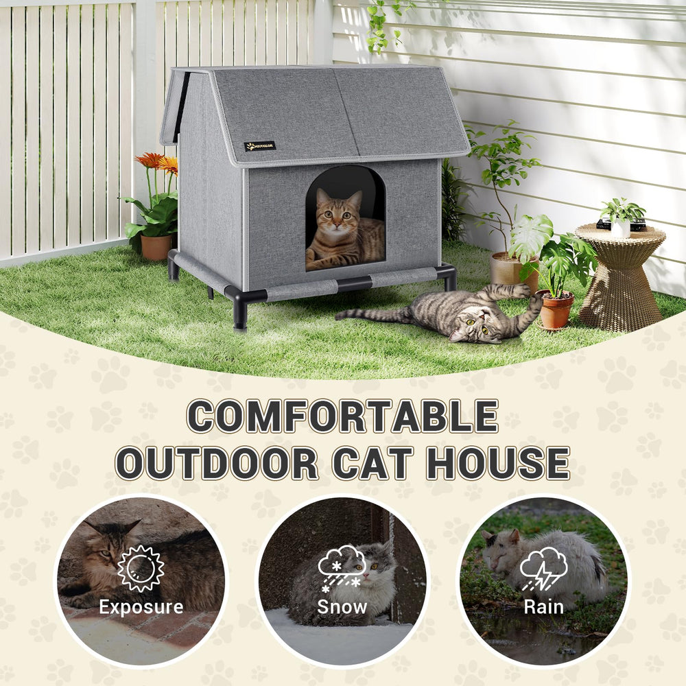 MIU COLOR cat house tool-free assembly with easy setup