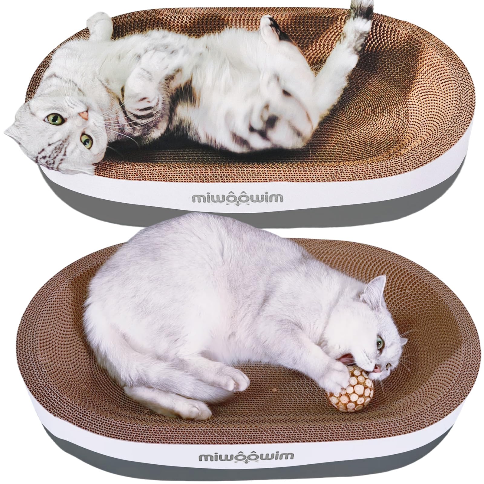Miwoowim catnip-filled-toy-fish promotes interactive play.