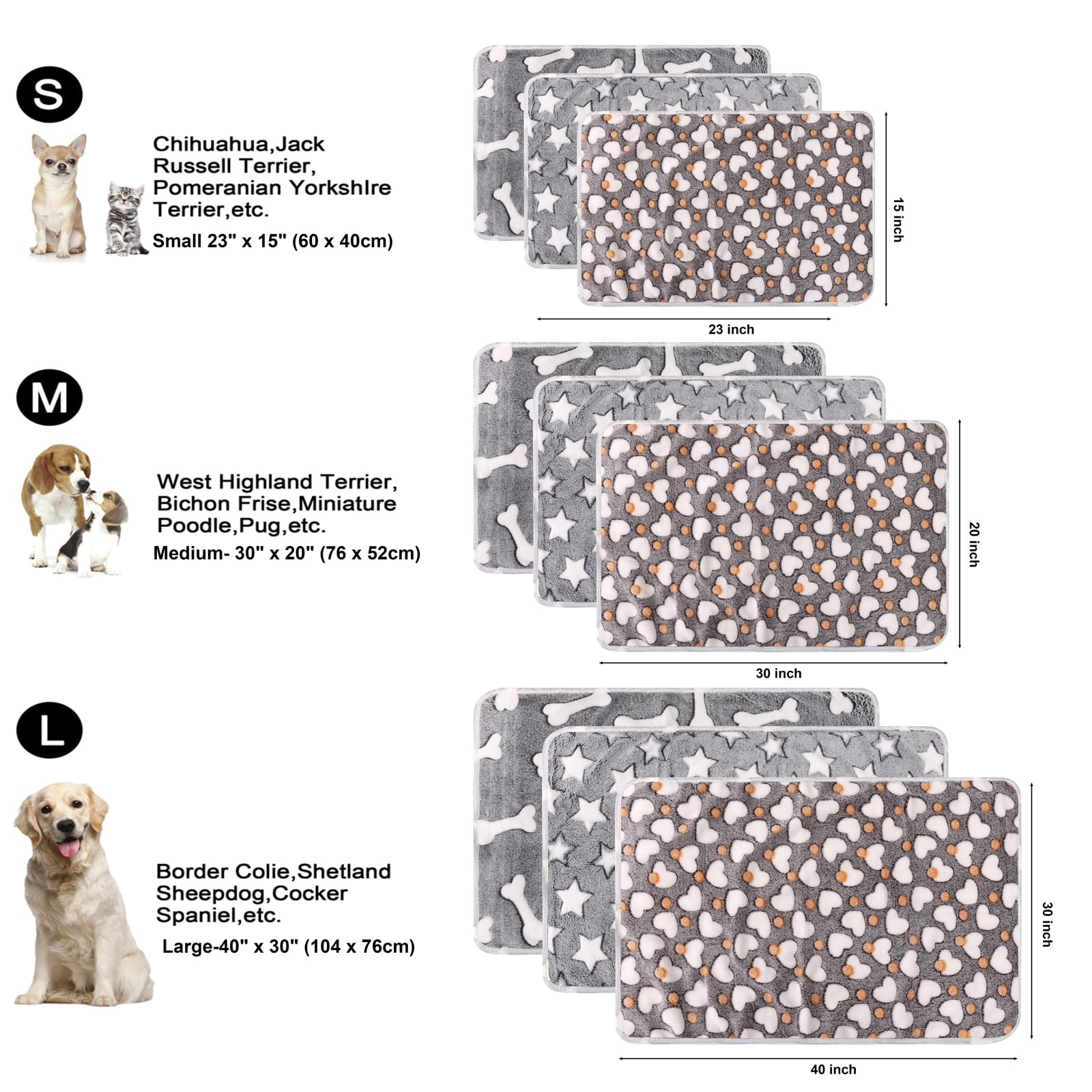 MIWOPET Paw print edge blanket protects furniture while cuddling.