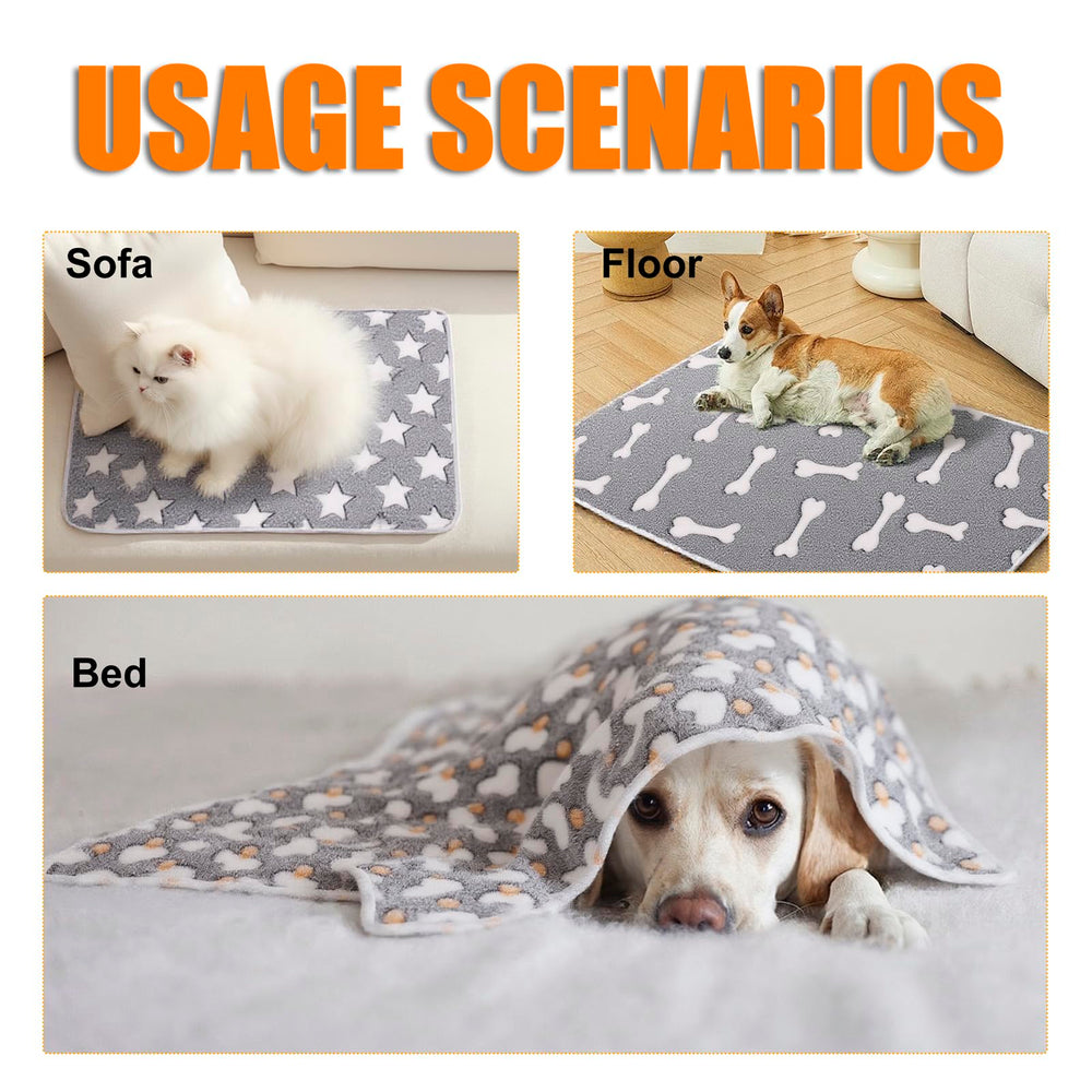 MIWOPET Machine washable pet blanket stays fluffy after washing.