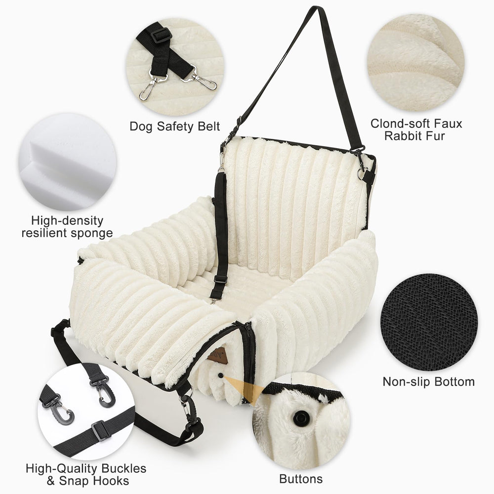 MIXJOY anti-slip bottom and safety strap help prevent slips and keep pets secure.