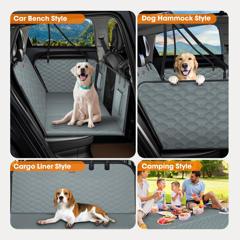 MIXJOY waterproof, 6-layer durability fabric protecting car seats.