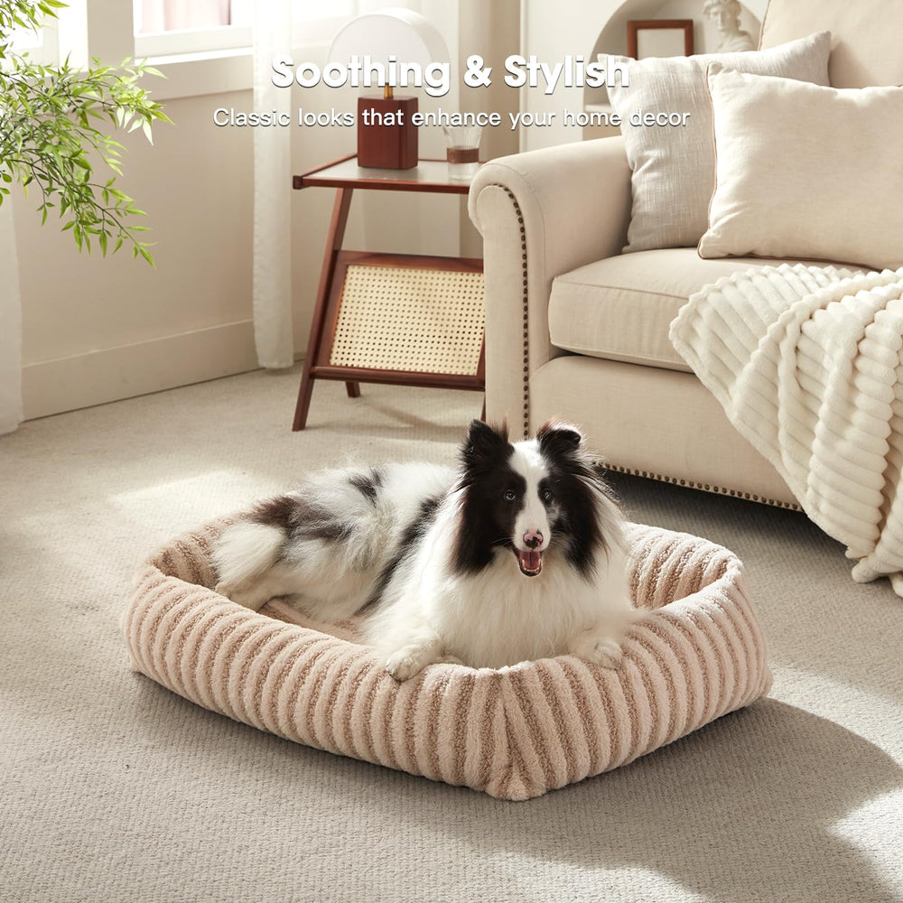 MIXJOY bed features removable cover and non-washable inner foam for durability.
