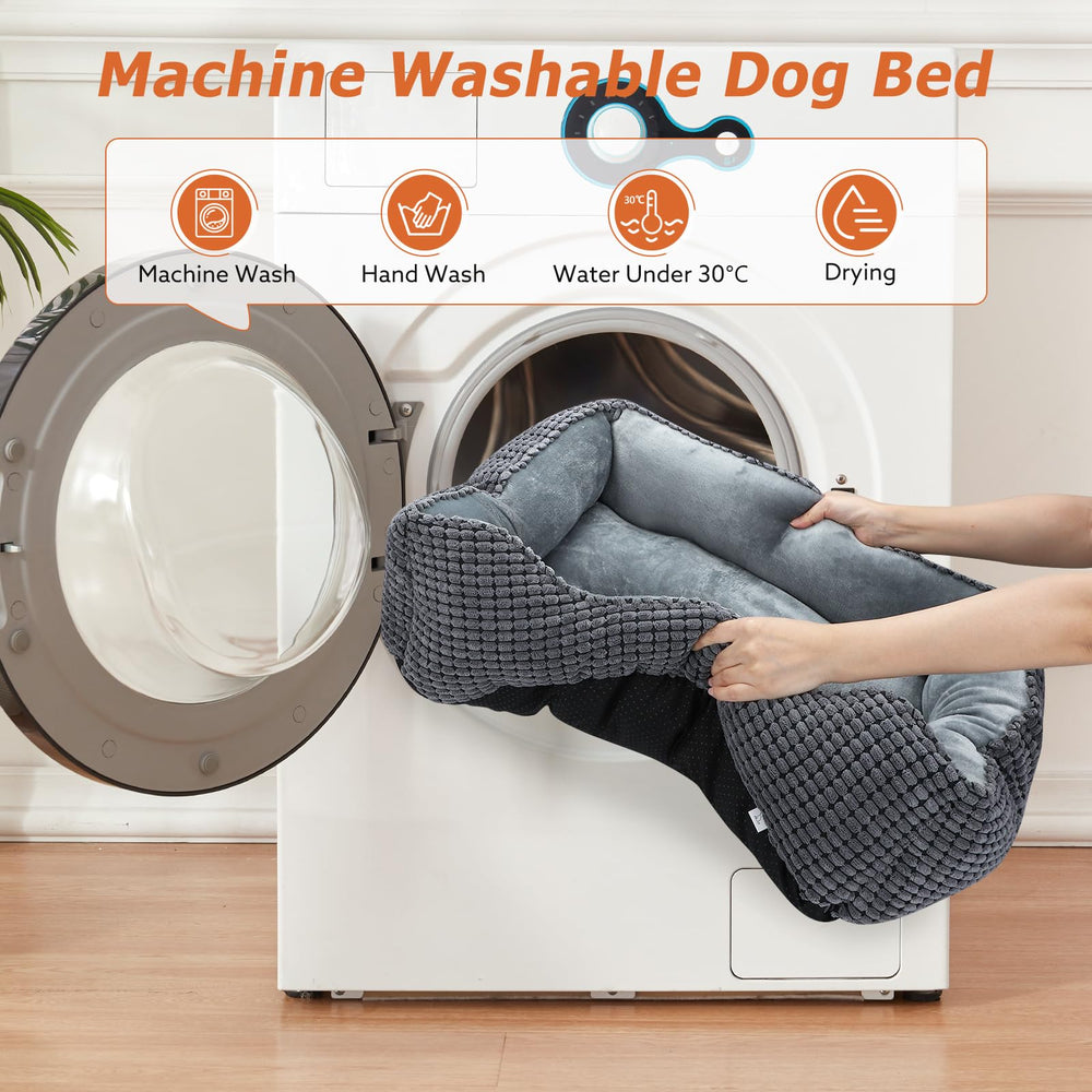 MIXJOY washable bed is machine washable for simple care.