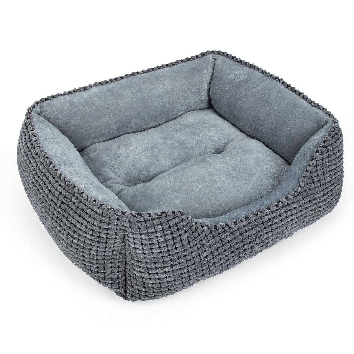 MIXJOY medium-rectangle-dog-bed offers a cozy sleep area for small to medium dogs.