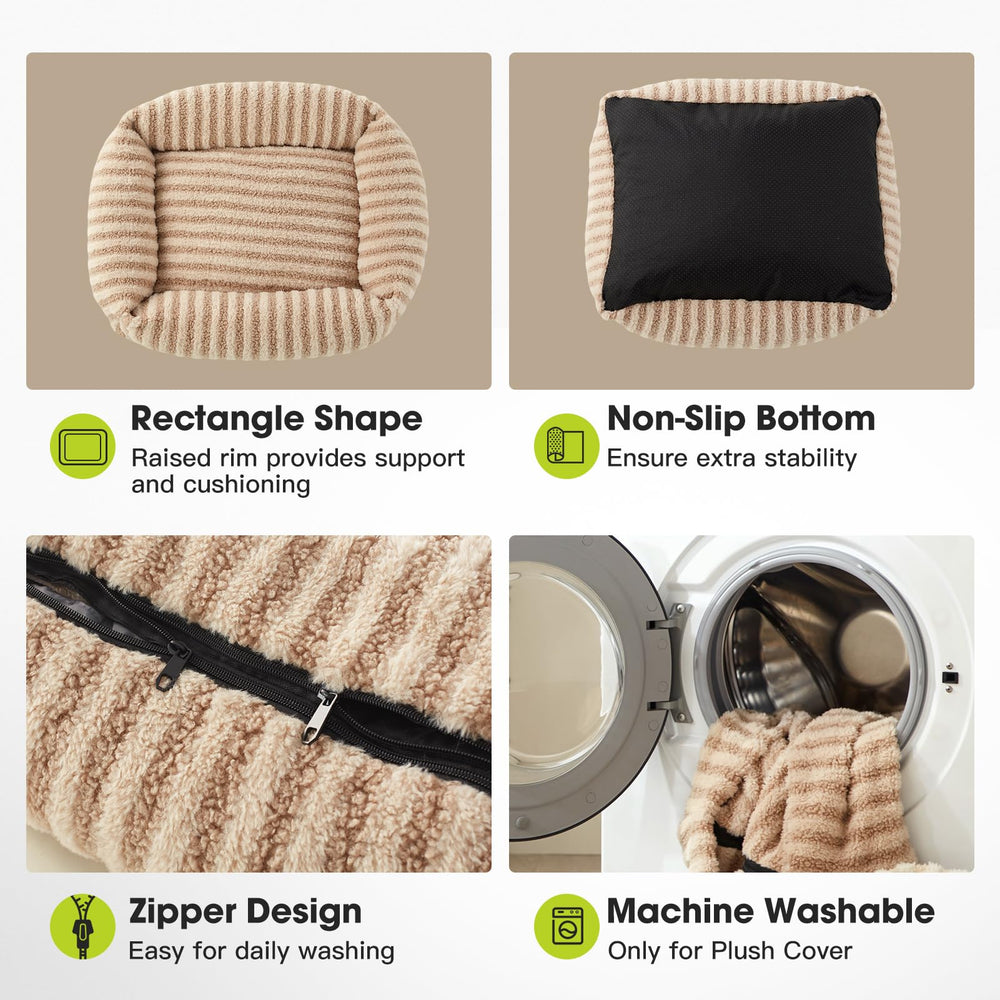 MIXJOY medium dog bed sized for pets up to 40 pounds.