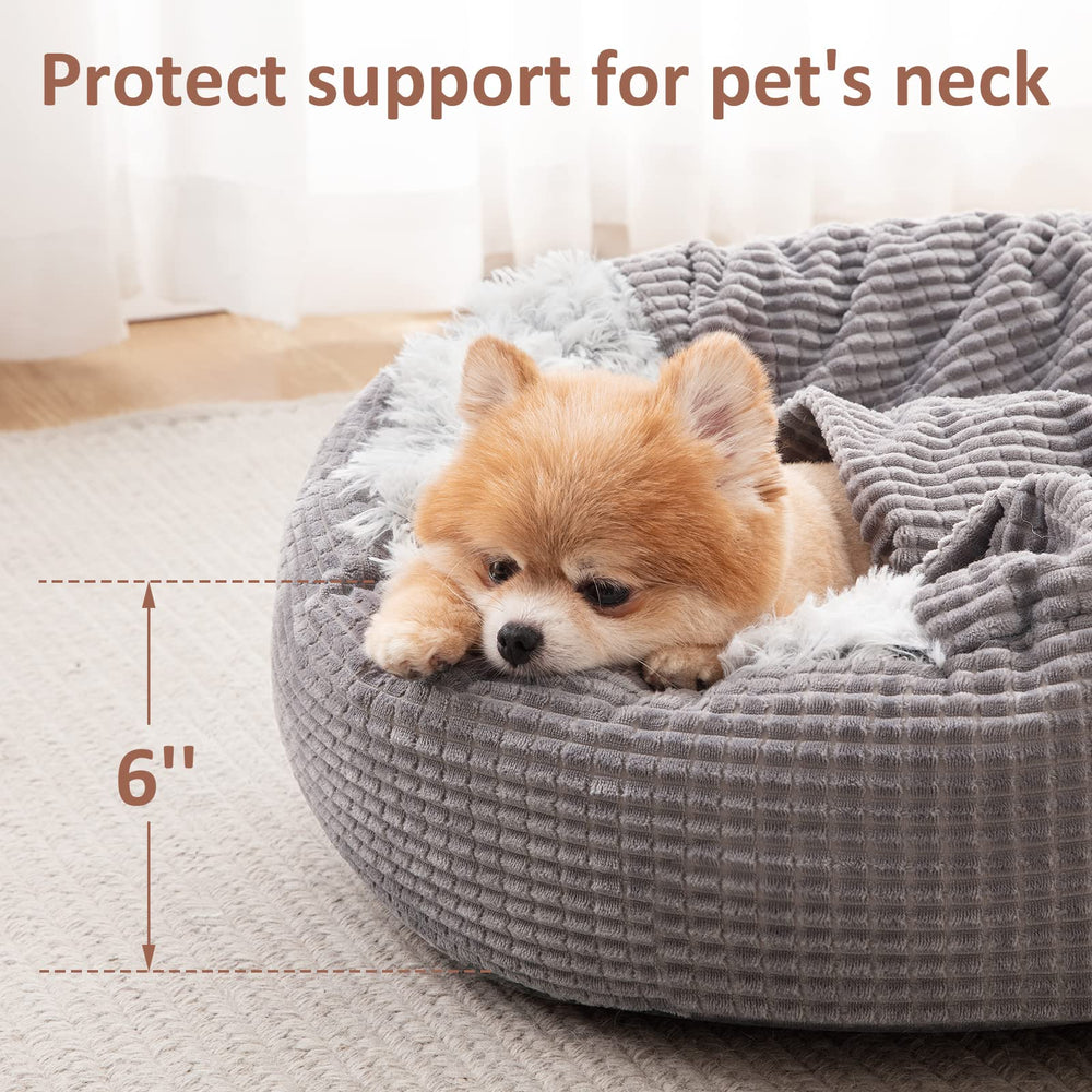 MIXJOY raised edges support head and neck for relaxed lounging