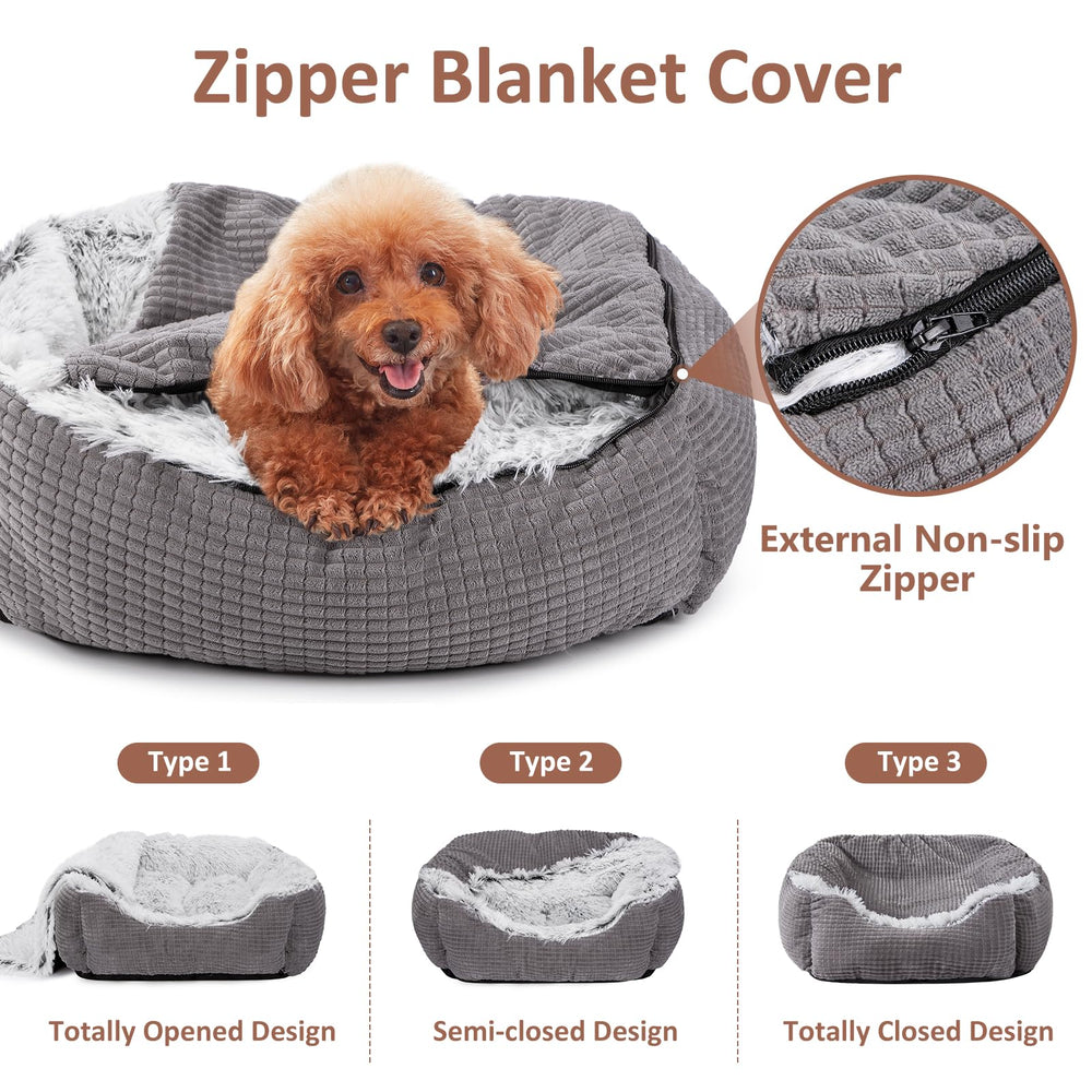 MIXJOY bed with raised edges close-up supports head and neck comfort
