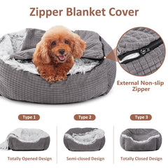MIXJOY bed with raised edges close-up supports head and neck comfort