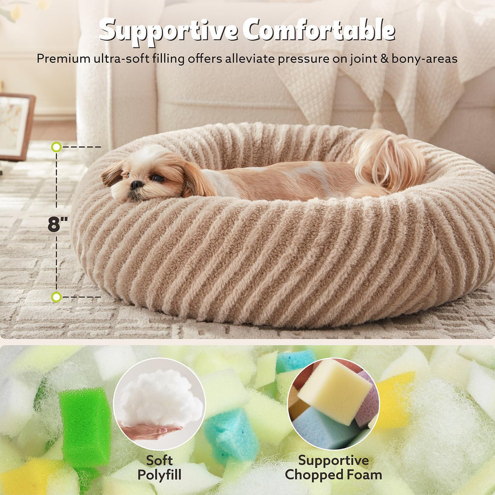 MIXJOY dog bed with removable cover shown for easy cleaning.