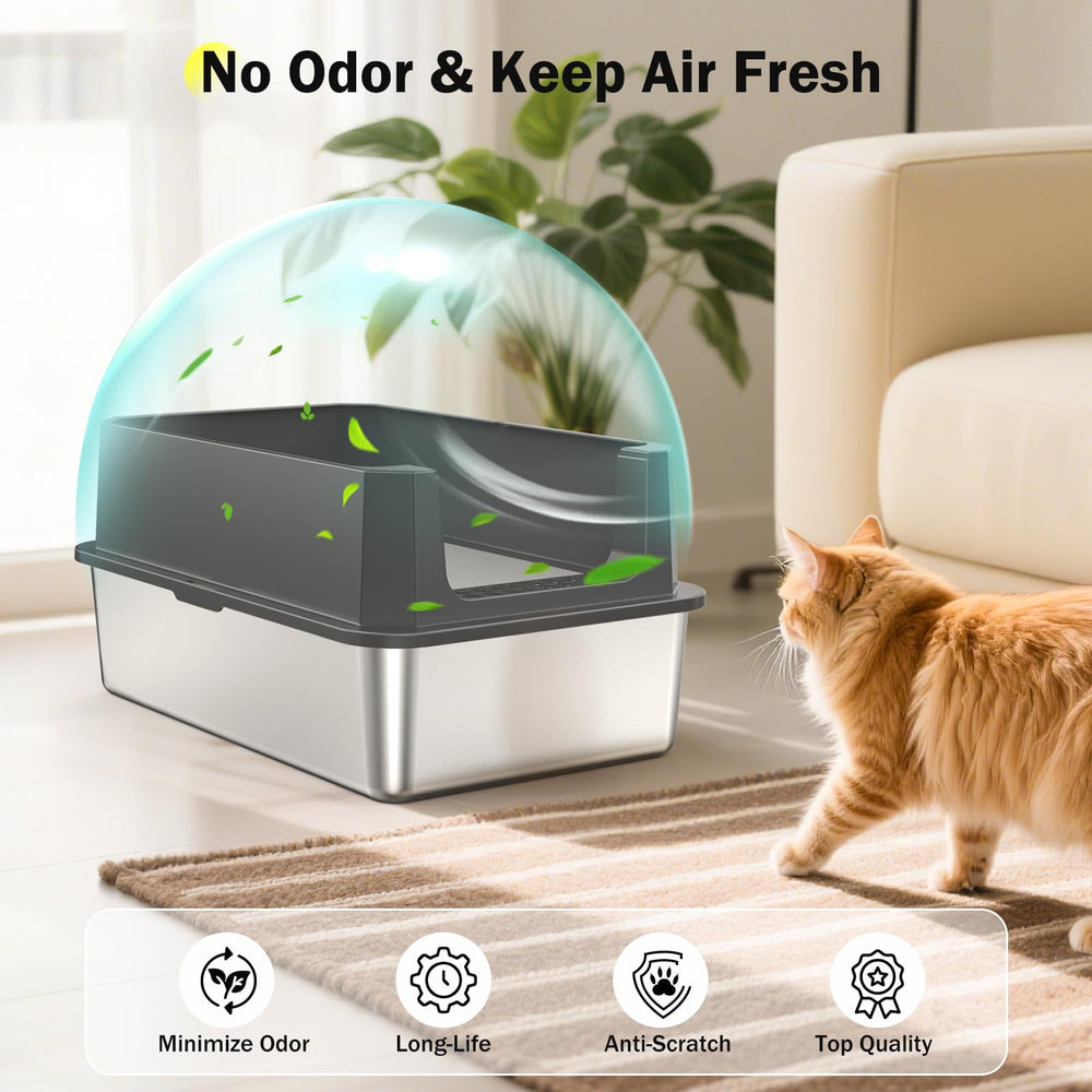 MIXJOY litter-filter plate reduces litter tracking and mess