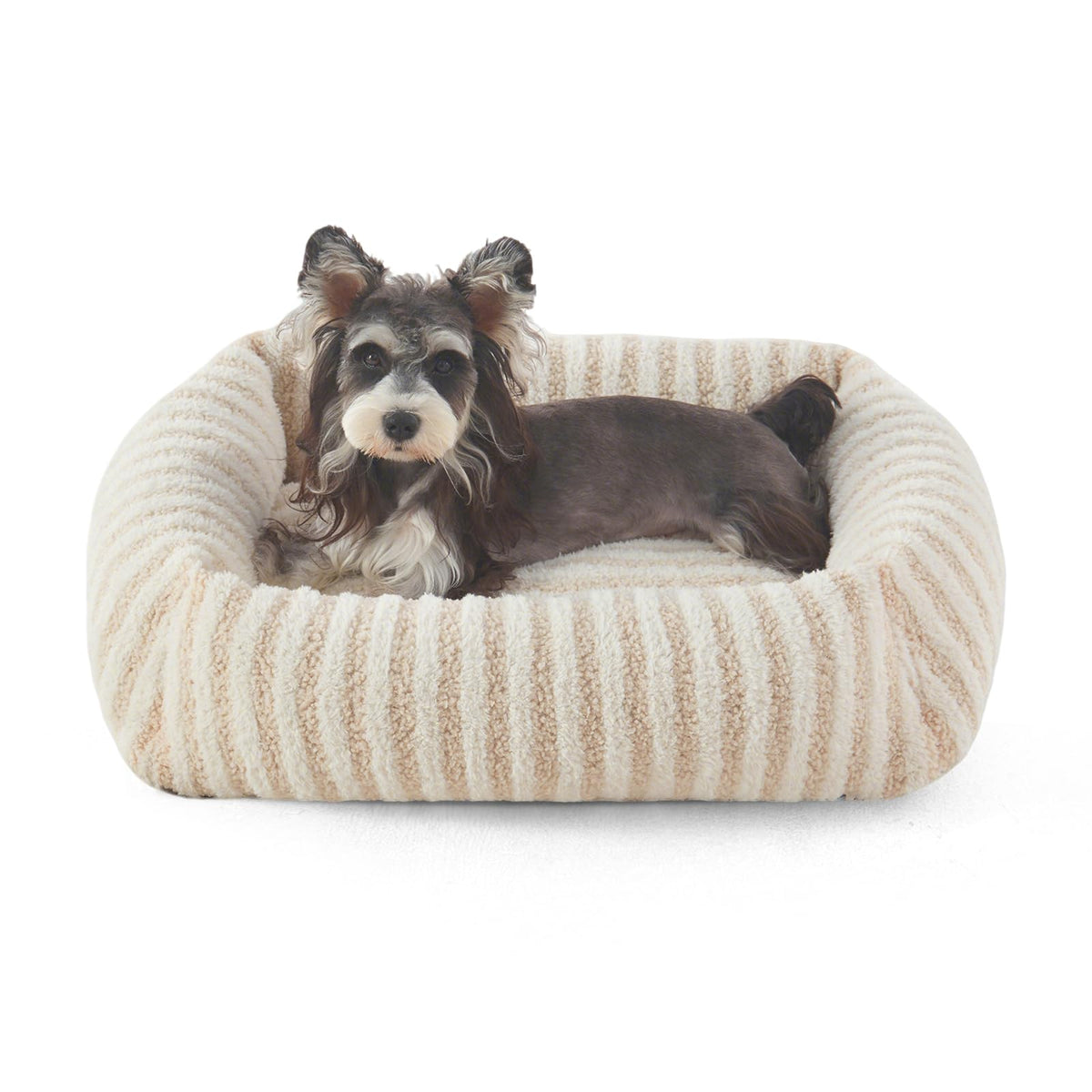 MIXJOY small dog bed with soft plush fur for cozy naps