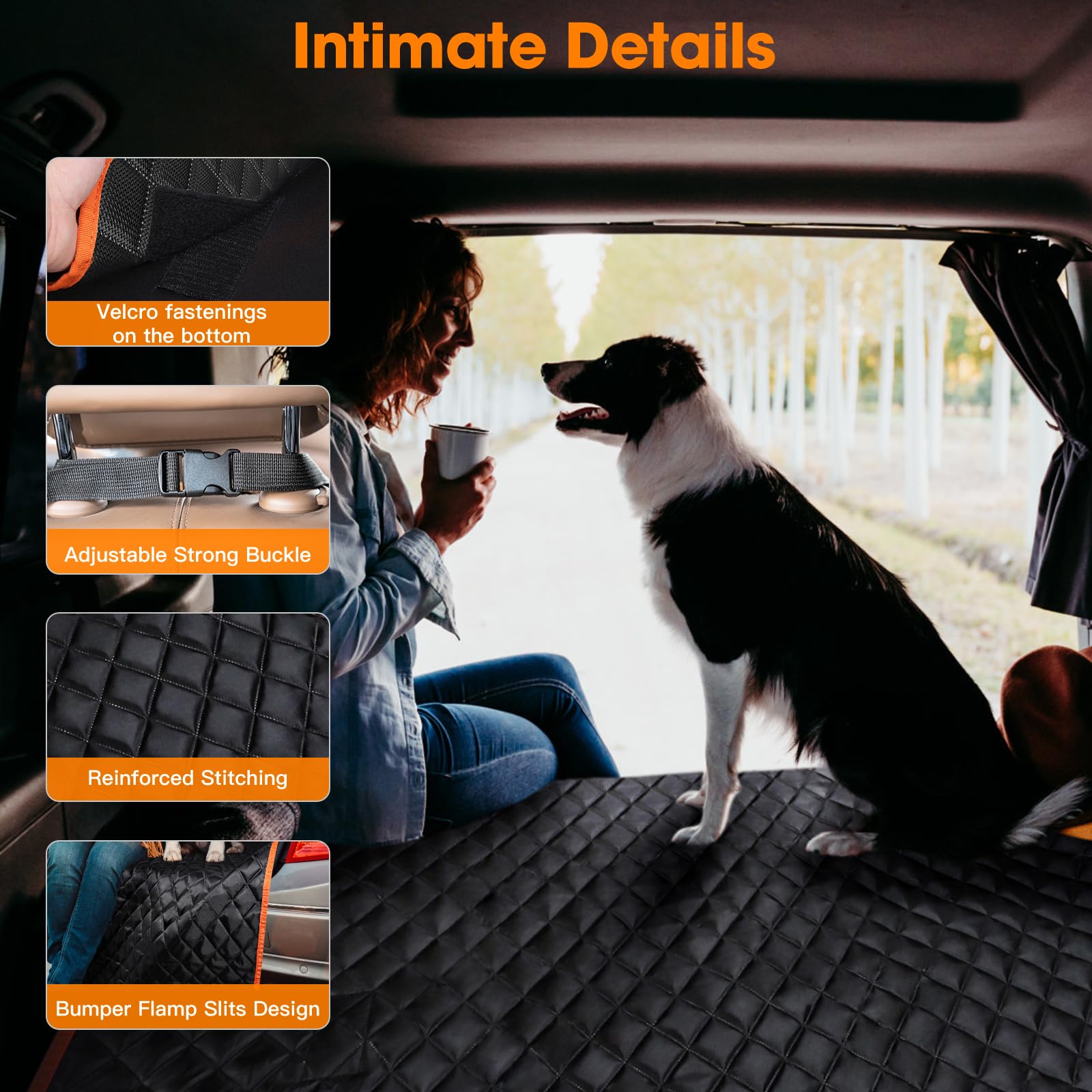 MIXJOY 4 in 1 convertible liner serves as cargo cover and picnic mat