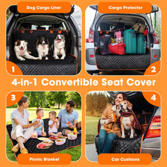 MIXJOY anti slip bottom keeps dogs secure during travel
