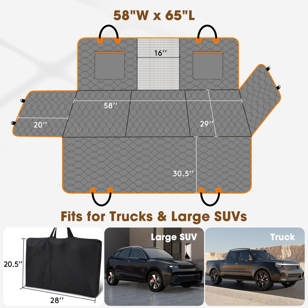 MIXJOY XL six-layer fabric provides waterproof protection against mud and spills