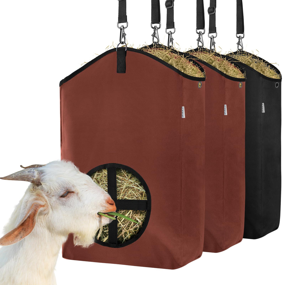 MIYABALA goat hay feeder 600D oxford cloth durability for outdoor use