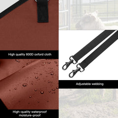 MIYABALA hay feeder four 3-inch holes for varied hay types