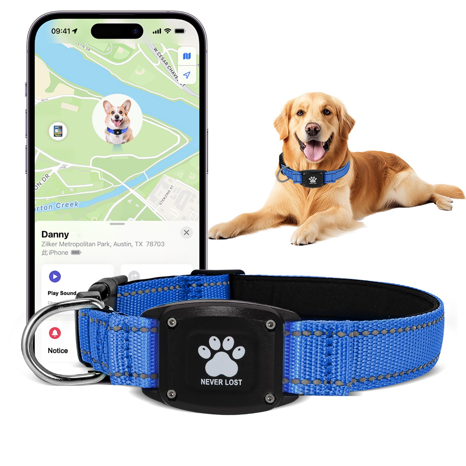 Myiwb GPS dog collar tracker full set for quick installation and reliable tracking.