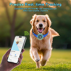 Myiwb GPS dog collar tracker reflective strip for safety in low light.