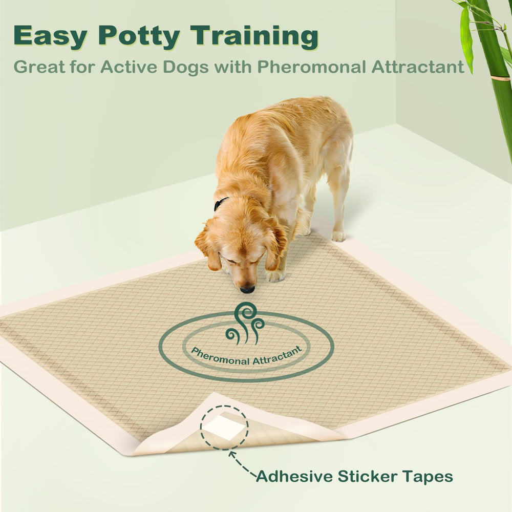 MIZOK bamboo pee pad FSC-certified fiber supports sustainable pet care