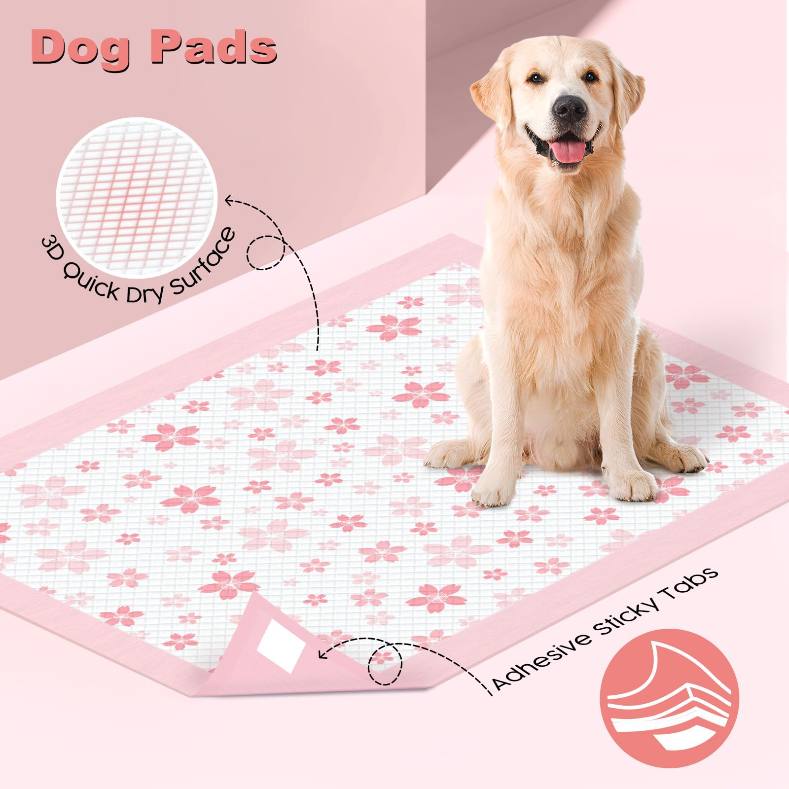 MIZOK dog pee pad pheromone attractant guides pets during potty training.